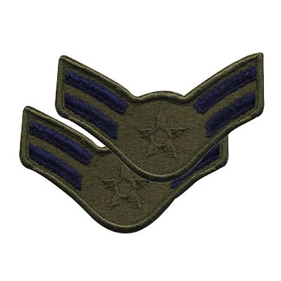 Aufnäher USAF AIRMAN 1ST CLASS 1986-1992 OLIV