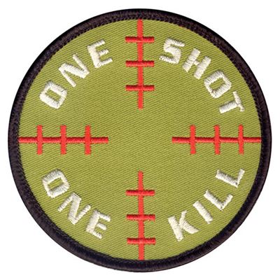 Patch SNIPER Velcro rund 8 cm