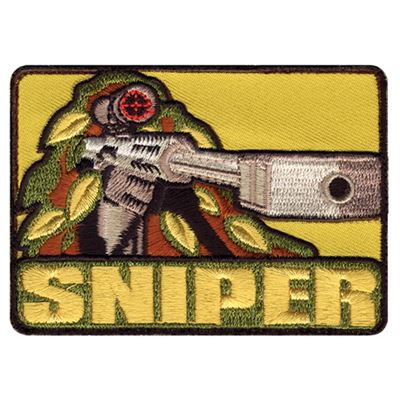 Aufnäher SNIPER 6 x 9 cm