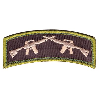 Patch CROSSED RIFLES Velcro 3 x 7,5 cm