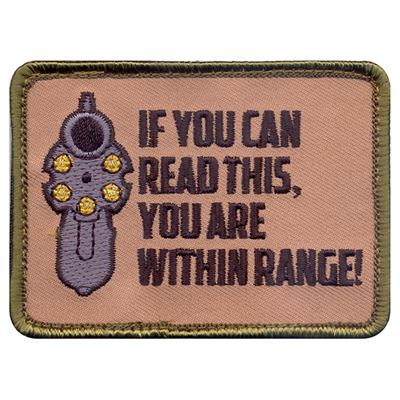 Patch IF YOU CAN READ THIS... Velcro