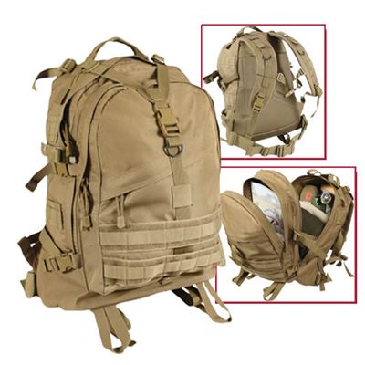 Rucksack TRANSPORT groß COYOTE BROWN