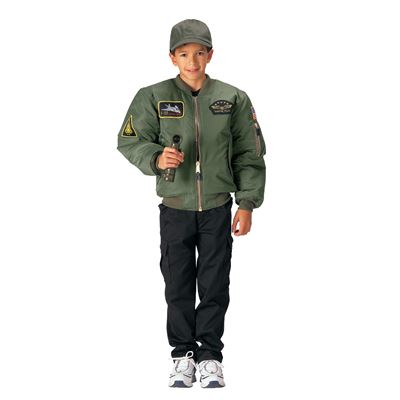Kinderjacke TOP GUN MA1 FLIGHT GRÜN ROTHCO 7340 2