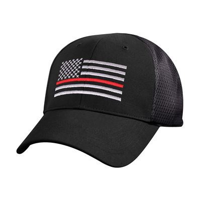 Mashcappy US Flagge mit roten Streifen SCHWARZ