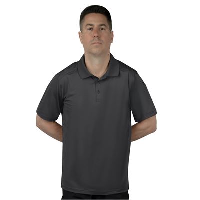Poloshirt TACTICAL PERFORMANCE kurzärmelig CHARCOAL GRAUES