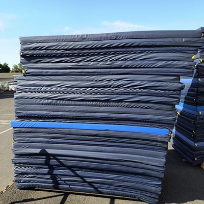 Moliton-Matratze zum Entspannen mit Bezug 200 x 90 x 7,5 cm BLAU gebraucht