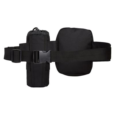 Bauchtasche ALLROUND mit Holster für Flasche SCHWARZ