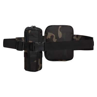 Bauchtasche ALLROUND mit Holster für Flasche DARK CAMO