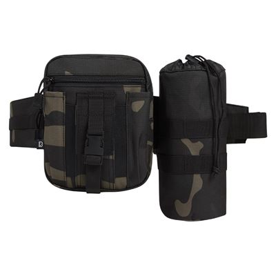 Bauchtasche ALLROUND mit Holster für Flasche DARK CAMO