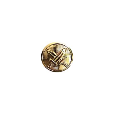 Knopf CZECH ARMY mit Emblem klein 14mm GOLD