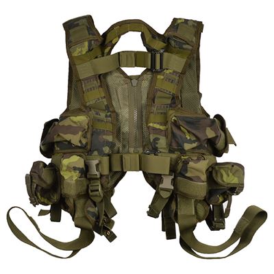 Taktisch Weste ZUM ABSEILEN CZECH ARMY - sa-58 vz.95 forest gebraucht