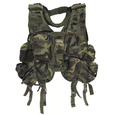 Taktisch Weste ZUM ABSEILEN CZECH ARMY - sa-58 vz.95 forest gebraucht