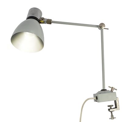 Tischlampe für Werkstatt 220V GRAU gebr.