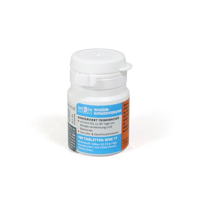 Tabletten zur Wasserkonservierung 100 Tabletten basic NATURE 810444 2