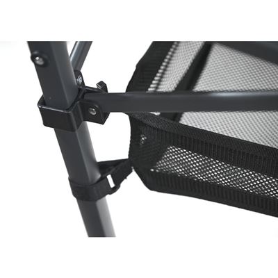 Klappbarer Scherentisch ALU-Latten mit Stauraum