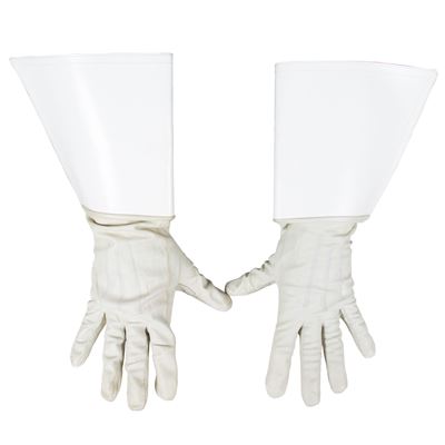 Handschuhe für Verkehrspolizist WEIß gebraucht