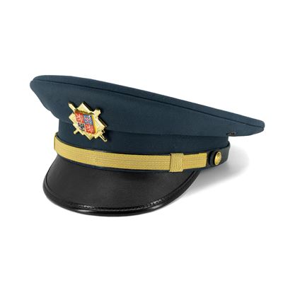 Mütze / Brigadiermütze der Tschechoslowakei mit goldenem Abzeichen BLAU