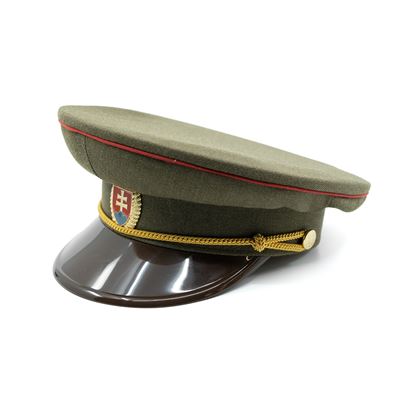 Brigadýrka SK goldenes Abzeichen, Schirm aus Kunststoff, rote Linie GRÜN