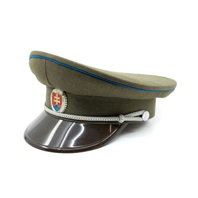 Brigadýrka SK silbernes Abzeichen, Schirm aus Kunststoff, blaue Linie GRÜN