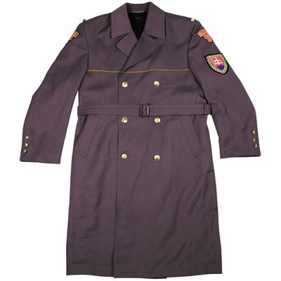Langer Mantel der Militärkapelle SLOWAKEI, violett, gebraucht  Slowakische Armee  8248772 2