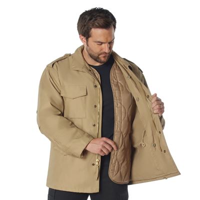 US Jacke M65 mit Einlage KHAKI ROTHCO 8254 4