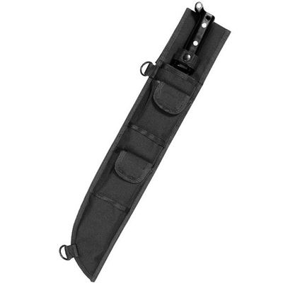 Holster für Machete 45 cm mit Taschen SCHWARZ