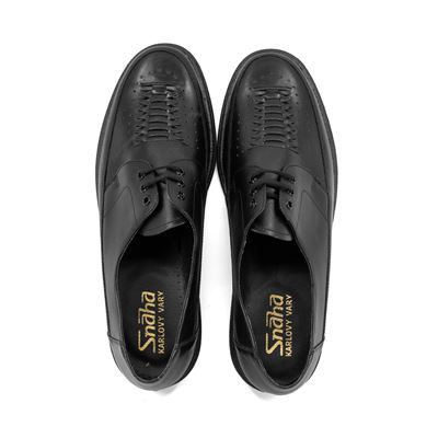 Halbschuhe der tschechischen Armee SNAHA mit Strickmuster, SCHWARZ Tschechische Armee  8411850 5
