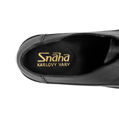 Halbschuhe der tschechischen Armee SNAHA mit Strickmuster, SCHWARZ Tschechische Armee  8411850 2