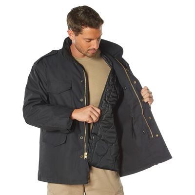US Jacke M65 mit Einlage SCHWARZ ROTHCO 8444 7