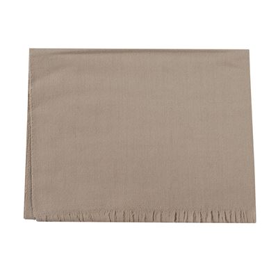 Schal ACR gestrickte Wolle HELLBRAUN
