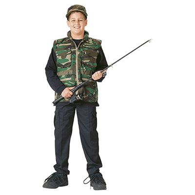 Taktische Weste Kinder RANGER WOODLAND