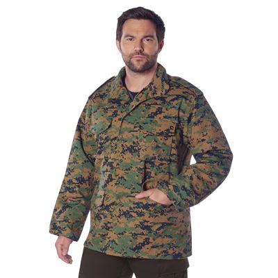 US Jacke M65 mit Einlage DIGITAL WOODLAND