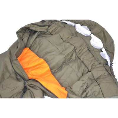 Schlafsack CZECH ARMY für Pioniere Sommer OLIV-ORANGE gebr.