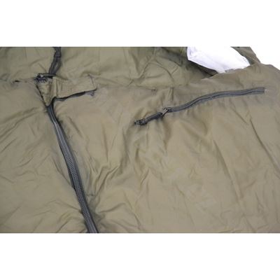 Schlafsack CZECH ARMY für Pioniere Sommer OLIV-ORANGE gebr.