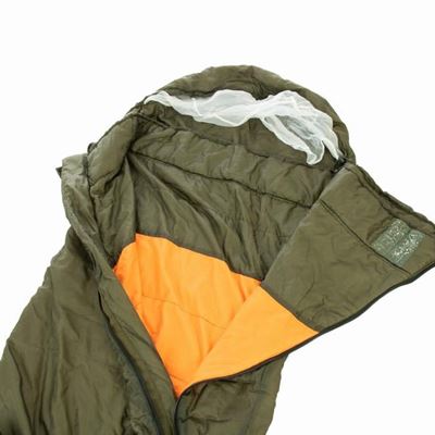 Schlafsack CZECH ARMY für Pioniere Sommer OLIV-ORANGE gebr.