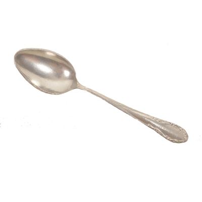 Löffel Aluminium verziert