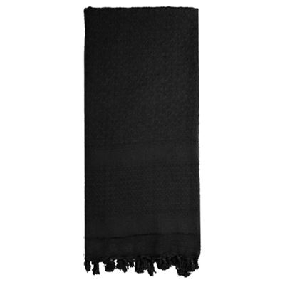 Tuch SHEMAGH SOLID 107 x 107 cm SCHWARZ