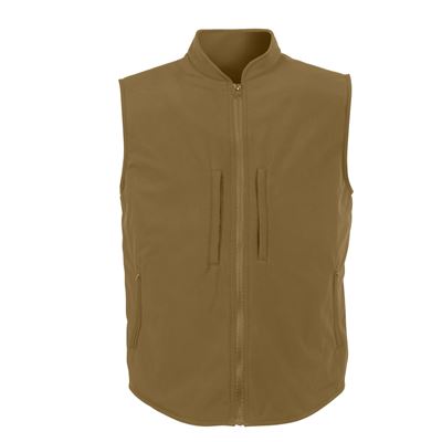 Weste CONCEALED CARRY Softshell COYOTE BROWN