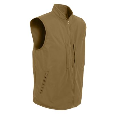 Weste CONCEALED CARRY Softshell COYOTE BROWN