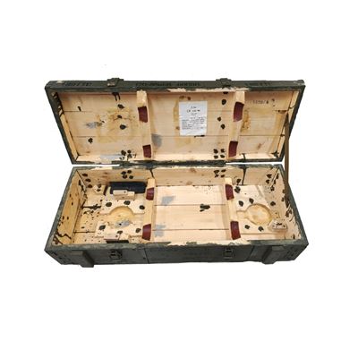 Holzkiste für 2 OF-120 M-Schläger gebraucht Tschechische Armee  8702-120M 2