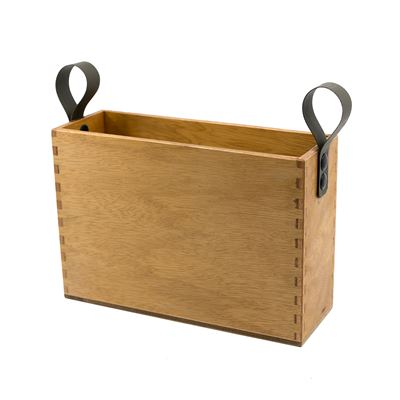 Holzkiste, lackiert, offen, 22 x 7 x 15 cm