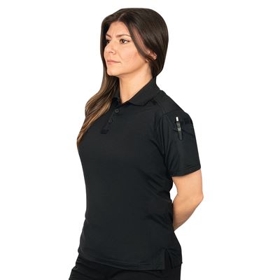 Poloshirt Damen TACTICAL PERFORMANCE kurzärmelig SCHWARZ ROTHCO 88310 2