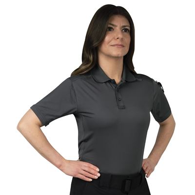 Poloshirt Damen TACTICAL PERFORMANCE kurzärmelig CHARCOAL GRAUES ROTHCO 88340 2