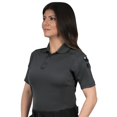 Poloshirt Damen TACTICAL PERFORMANCE kurzärmelig CHARCOAL GRAUES ROTHCO 88340 4