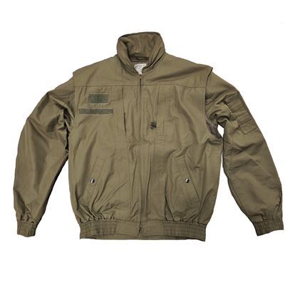 Weste mit Winterbluse für leistungsstarke Flieger der Tschechischen Armee DUNKELGRÜN gebraucht