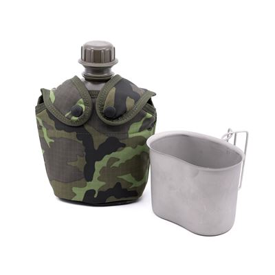 Feldflasche CZECH ARMY MNS mit Hülle vz.95 forest Canteen Cup