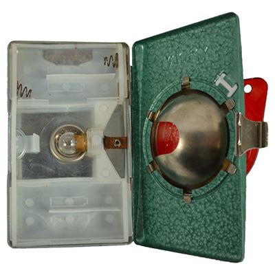 Polizeitaschenlampe MY DAY mit rotem Aufsteckfilter GRÜN Tschechische Armee  898151-Z 3