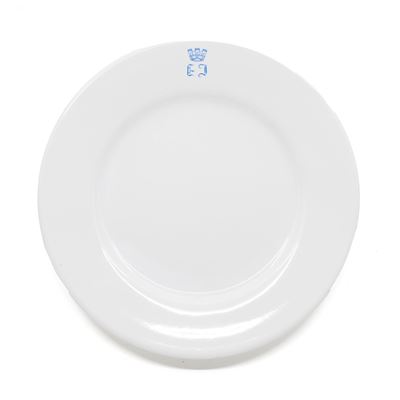 Flacher Teller aus ITALIEN mit Emblem