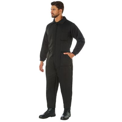 Jumpsuit gefüttert gesteppt SCHWARZ