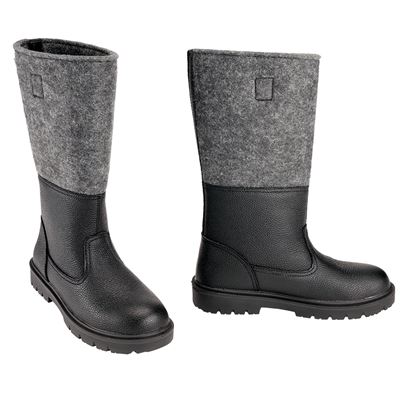 Leder-Filzschuhe Knobelbecher FILZ